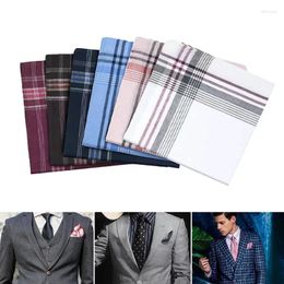 Bow Lays 12pcs Classic Polyester de algodón para hombres a cuadros Pañeros cuadros Square absorbiendo a ancianos y femeninos de mujeres para mujeres.