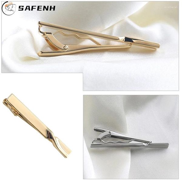 Bow Ties 1pc Tie Clip pour hommes Copper Simple Bar Clasp Practical Mens Classic Clips CLIMS Pin Bijoux Bijoux Coldage Coldage