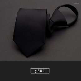 Noeuds papillon 2023 haute qualité marque mode affaires rayé fermeture éclair 8 cm cravate marié mariage cravate spectacle fête avec boîte-cadeau