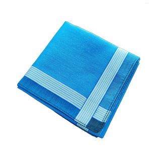 Pañuelos de arco 3 unids Classic Men's Handkerchief Hankies 43 cm Regalo Algodón Retro Cuadrados de bolsillo para el padre Aniversario Concierto Fiesta Prom