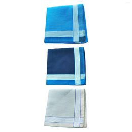 Bow Ties 3x heren zakdoek hankies 16.9 inch zweetabsorberende handdoeken voor jubileum