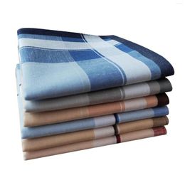 Boogbladen 6x heren zakdoeken hankies hankies diverse 40 cm geschenken kerchief voor mannen vierkant verjaardagspak grootvaders vader