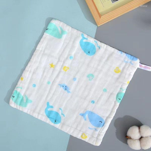 Noeuds papillon 8 couches mousseline bébé bavoirs coton naturel doux Baberos Bebe Animal Bandana infantile Smock Burp tissu alimentation salive serviette