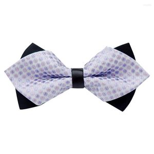 Boogbladen volwassenen unisex klassieke tie mode noviteit feesten klassiekers trouwfeest verstelbare bowtie stroptie tiea0323