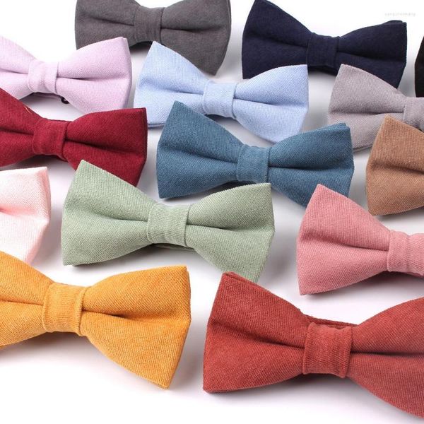 Pajaritas Pajarita Clásico Pre-atado Formal Color sólido Esmoquin Adecuado Adultos Boda Negocios Moda Corbata Regalo Corbatas Accesorios