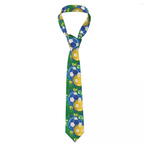 Noeuds papillon Brésil ballon de football cravate cravate vêtements accessoires