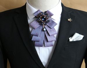 Nœuds papillons costume d'affaires britannique cravate hommes039s robe de mariée marié coréen diamant papillon7904567