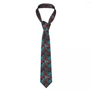 Bow Ties Casual Arrowhead Coeurs maigres Swirls Colors Collie Slim Tie pour hommes Accessoires Homme Simplicité Fête Forme