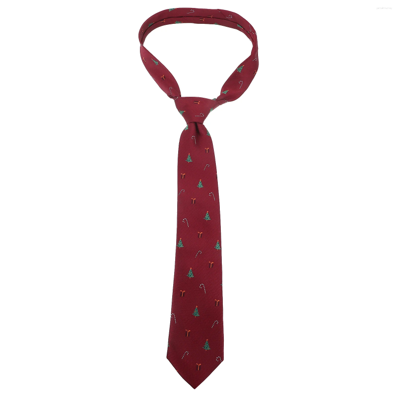Bow Ties kostium świąteczny krawat męski garnitur Poliester świąteczny krawat mody drzewa