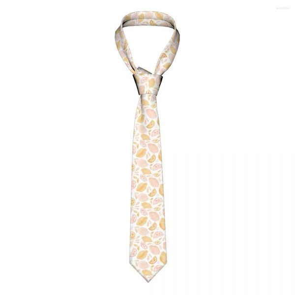 Bow Ties Citrus Lemon Naranja Cosculas Hombres Mujeres Slim Poliéster 8 cm Corbel de frutas deliciosas de la camisa Accesorios de camisa Gravatas Fiesta