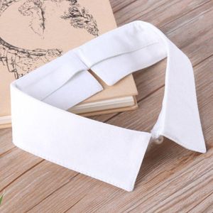 Bow Ties Classic Black/White Collar Shirt Fake Tie Vintage Detachable False Rapel Blouse Top Women/Menbow