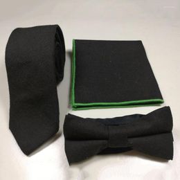 Bow Ties classique détachable Jacquard Tie Pocket Handdoek Vlinderdas Drie Stuk Weddks Accessoires Social Party
