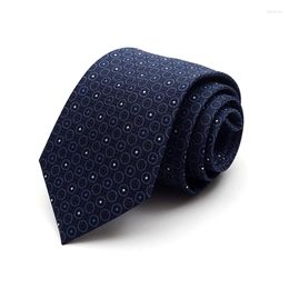 Noeuds papillon classique mode à pois décontracté affaires formel travail cravates chemise vêtements vêtements uniforme gentleman pour hommes bleu