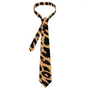 Bow Ties Classic Luipard Tie Animal Print aangepaste nek retro trendy kraag voor mannen dames cosplay feest stropdas accessoires