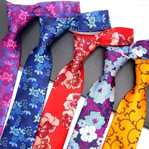 Bow Ties Classic Men's Neck's 8cm Fleur Floral Coldie for Men Formal Business Wedding Party Neckwear