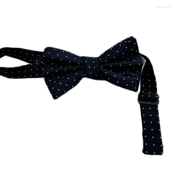 Noeuds papillon classiques à pois pour hommes Paisley Plaid bleu blanc point pré-nœud papillon formel noeud papillon smoking mariage Corbata cadeaux