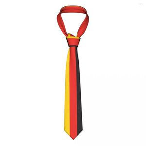 Noeuds papillon classique cravate pour hommes soie hommes cravates fête de mariage affaires adulte cou décontracté drapeau allemand