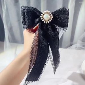 Noeuds papillon Style collégial dentelle cravate broche mode coréenne chemise femme robe collier de perles broches de fleurs broches en gros cadeau pour les femmes