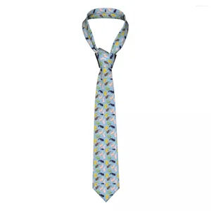 Cravates d'arc colorées motif Axolotl nouveauté cravate hommes cravate classique pour les missions de marié de mariage cadeaux de danse