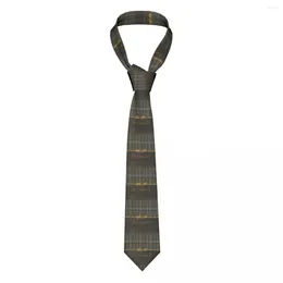 Bow Ties Cuir Cuir et Tartan Sassenach Pattern Tie Men Men Fashion Silk Dragonfly Outlander Neckties for Wedding