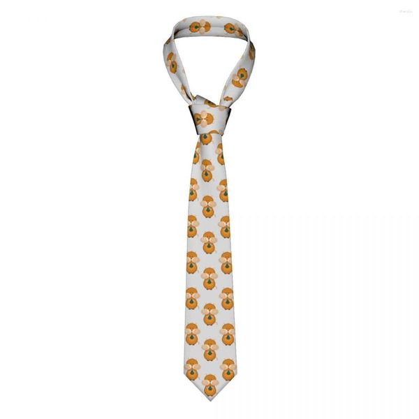 Pajaritas Cute Hamster Holding Sunflower Seed Tie para hombres, mujeres, corbatas, accesorios de ropa