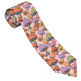 Pañuelos de lazo lindo seta dibujos animados corbata hippie brujo clásico cuello elegante para hombres boda cuello de alta calidad accesorios de corbata