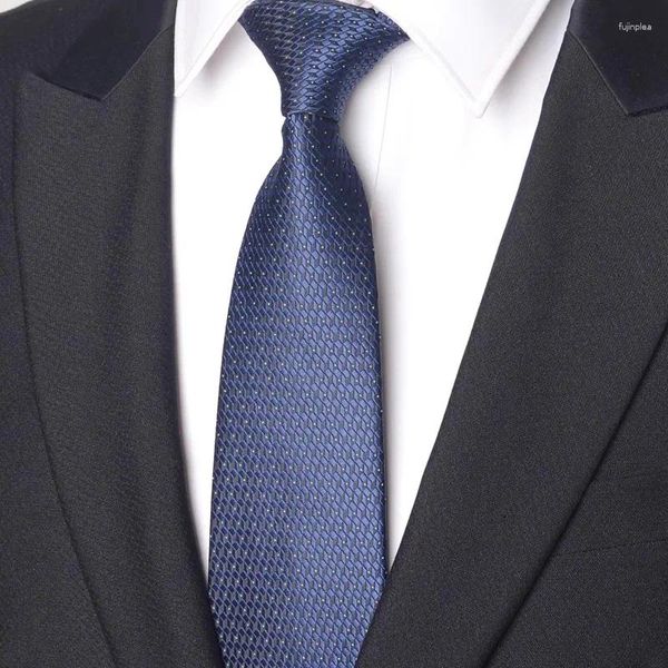 Bow Ties D Tie à la soie de haute qualité pour les affaires à la mode masculine 8cm version coréenne Gentleman Gentleman Casual Hand