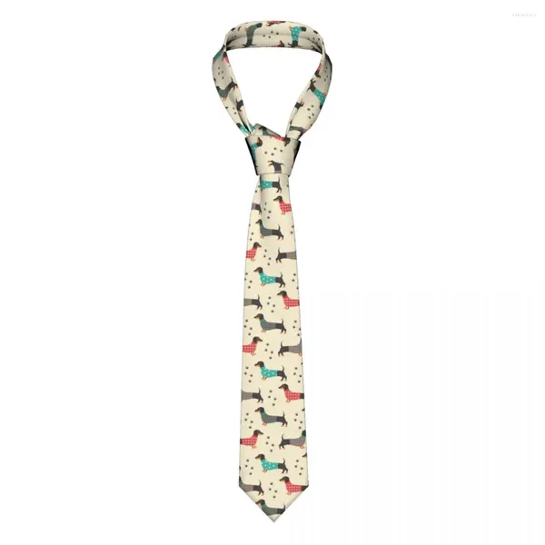Nœuds papillon teckel pull cravate chien chiens animal de compagnie chiot tenue quotidienne cravate fête cravate 8 cm de large