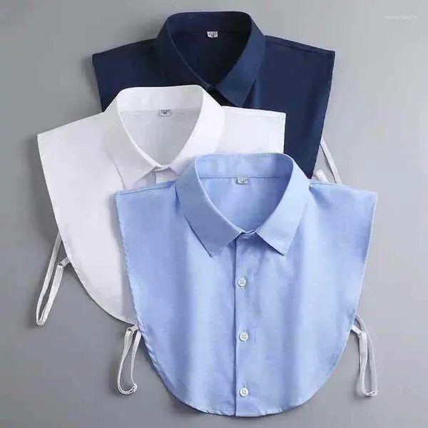 Pajaritas desmontables de negocios, cuello de camisa falsa para mujeres y hombres, blusa falsa a la moda, Top con solapa, accesorios de ropa para hombre y mujer