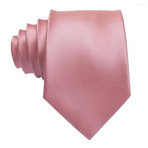 Cravates d'arc Dubulle Dusty Rose Solide 2023 Cravate de mariage en soie pour hommes Cadeau Mens Cravate Fashion Business Party Dropshiping Designer