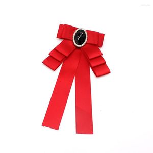 Pajaritas Elegante Adulto Hombres Mujeres Cuello Cuello Camisa Corbata Rhinestone Aleación Boda Negocio Navidad Corbata Uniforme Cinta Pin Bowtie