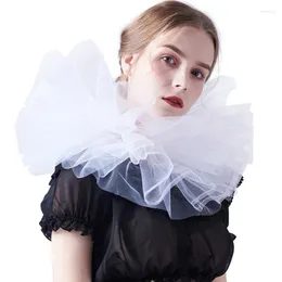 Bow Ties faux collier victorien détachable Jabot Ruffled Lace Necy Adults Party SEAMPUNK ACCESSORY F0T5