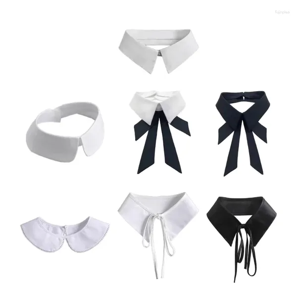 Bow Ties False Collar Couture Applique DIY Décolleté de chemises de fête de trajet
