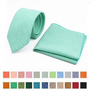 Bow Ties Fashion 27 Color Packen Square zakdoekset Nieuwheid stropdas voor heren Business Wedding Party Shirt Accessoires Geschenken