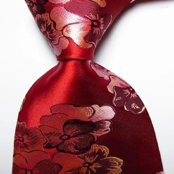 Bow Ties Fashion Flower Tie Men's Men's Men's's Silk Coldie Set Red Golden Light Light Blue Rose Jacquard Woven