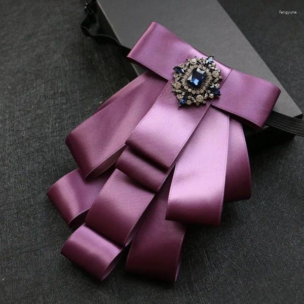 Bow Ties Fashion Groom Wedding Corée Perfection Party Shirt Collar Collar Brooch Luxury Men's Business Costume Accessoires