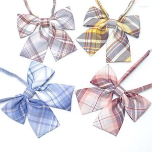 Bow Ties Fashion Ladies Bowtie Classic Shirts Tie For Women Business Wedding Bowknot Plaid Butterfly Girls Suits Powies Fier22