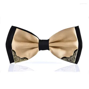 Nœuds papillons Mode Hommes Robe formelle Mariage Bowties pour hommes Femmes Loisirs Métal Bling Cou Porter Papillon Bowknot Banquet Cravat