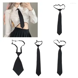 Fliege Mode Krawatten für die Einnahme von PO Mehrere Größe Erwachsene schwarze Krawatte Clip-Verschluss Krawatte Hochzeit Party Anzug