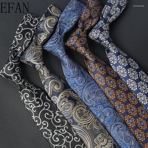 Pajaritas de moda Retro para hombre, corbata de 7cm para novio, boda, flor Formal, Floral, Jacquard, accesorios para corbata, ropa de uso diario, regalo de fiesta