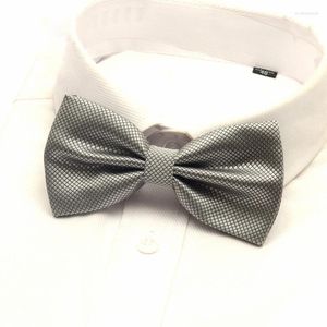 Bow Ties Fashion Couleur solide Plaid Bowknot Mens Black Blue Red Butterfly Tie Mariage du marié Party