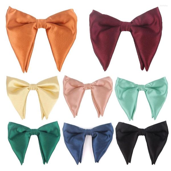 Pajaritas Corbata de moda para hombres Mujeres Classic Big Bowtie Party Wedding Bowknot Adultos Mens Bowties Corbatas Rojo Amarillo