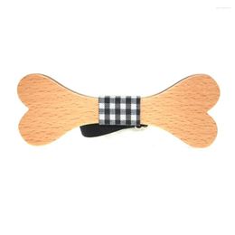 Bow Ties Fashion Western Wood Gentleman Cute Bone Handmade Butterfly Wedding Party Houten unieke stropdas voor man