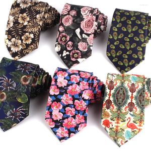 Strikjes Bloemen Voor Mannen Vrouwen Grappig Gedrukt Stropdas Party Business Casual Pak Stropdassen Print Bruiloft Bruidegom Geschenken