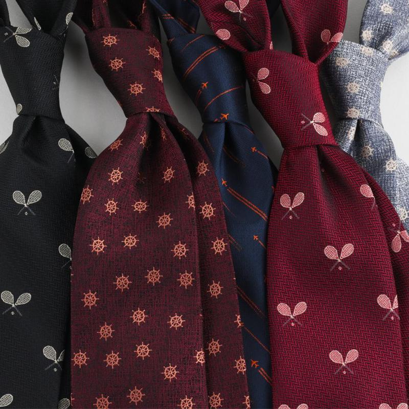 Bow Ties Floral Jacquard slipsar för herrar Nyhet Design Wedding Mans Formal Suit Gravatas Slim Women Neck Tie