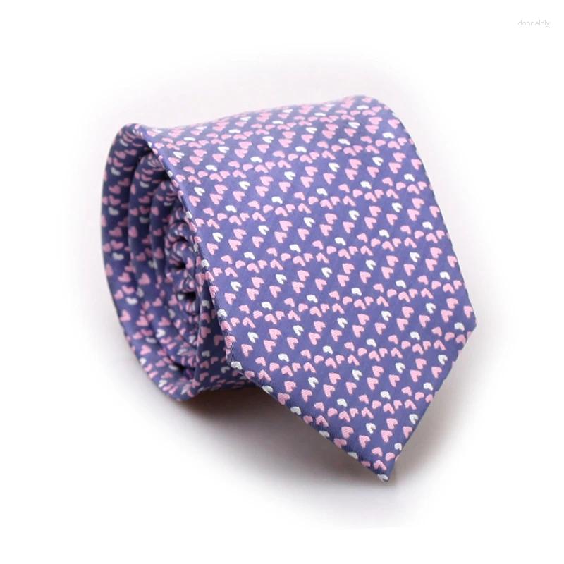 Bow -slipsar för män Jacquard 8 cm mäns slips yrke arbete affärsfallsgavata med presentförpackning