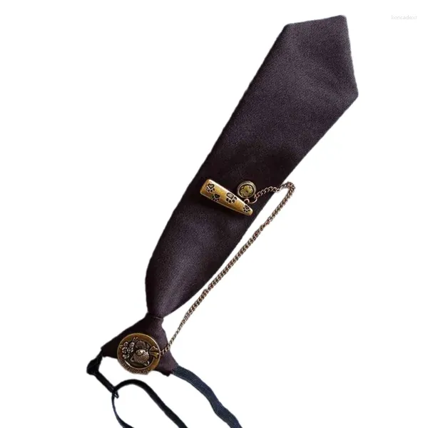 Bow Ties School Girl Girl Chain de cravate pré-attachée