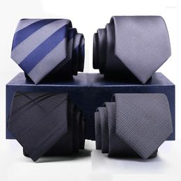 Bow Linds Gentlemen Business 6cm Tada delgada para hombres Fashion Formal Traje de alta calidad Fiesta de trabajo de trabajo con caja de regalo
