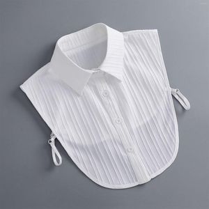 Bow Ties Girls Shirt Détachenable Collier pour femmes Blouse de chemisier Tops Faux Neccons décoratifs Fele Flasage Feme
