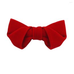 Boogbindingen goud fluweel stropdas hoogwaardige herencocktailparty bruiloft smoking tuxedo accessoires heren banket bowtie bowtie